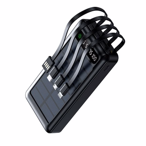 Setty solar power bank SLR-120 20000 mAh melns