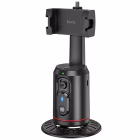HOCO tālruņa turētājs 360 grādu ar automātisku sejas sekošanu K23 melns