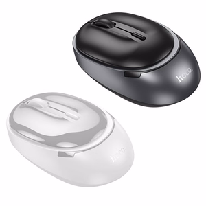 Bezvadu pele Hoco 2,4G 1600 dpi GM34 pelēki balta