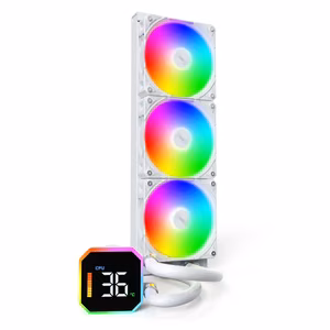 Montech Hyperflow Digital 360 procesora dzesētājs balts