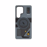 FORCELL F-PROTECT Leveli ar divu slāņu 4D tehnoloģiju, militārā nolaišanas pārbaude saderīgs ar MagSafe SAMSUNG S25 - cyber pelēks