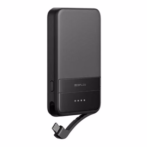 EcoFlow RAPID magnētiskā portatīvā lādētāja, 5000mAh (melna)