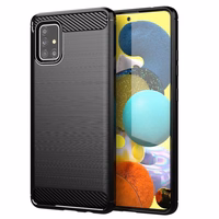 Karbonālais apvalks (m) SAMSUNG A51 - melns (m)