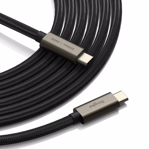 Ringke USB-C 3.2 Gen. PD240W kabelis 100 cm - melns