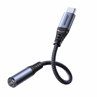 Joyroom SY-C01 USB-C DAC adapteris uz 3.5 mm mini ligzdu - melns