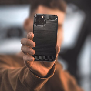 Case for Samsung A71 Carbon black