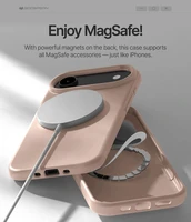 Korpuss Mercury Pure Magsafe Silicon Apple iPhone Air rozā smilšu korpuss