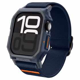 Spigen Lite Fit "Pro" apvalks Apple Watch 10 (46mm) tumši zils