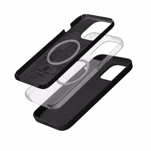 Crong Color Cover Magnetic MagSafe vāciņš ierīcei iPhone 15 Pro, melns