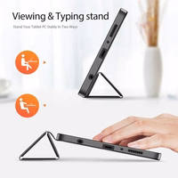 Korpuss Dux Ducis Domo Samsung X110/X115 Tab A9 8.7/X130/X135 Tab A11 8.7 melns