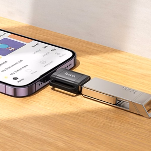 OTG adapteris Lightning uz USB A Hoco UA31A melns