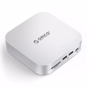 Orico MiniLink 9-in-1 dokstacija ar cietā diska nodalījumu - sudraba krāsā