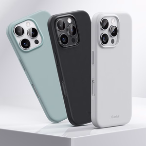 Benks magnētiskais Vita Pro silikona viedtālruņa apvalks Iphone 16 Pro Max, melns