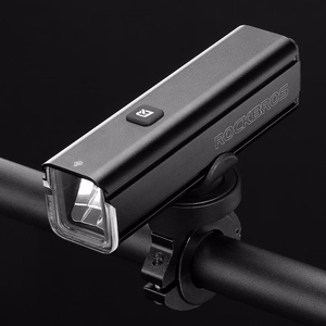 Rockbros 24610002001 priekšējais velosipēda lukturis 1000 lm + USB-C - USB-A kabelis - melns