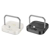 Galda lādētājs Hoco 2in1 USB C PD QC 3A 30W + bezvadu uzlāde 5W CQ16B balts