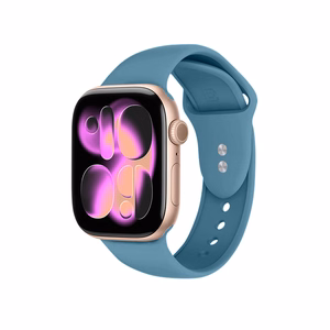 Crong Liquid siksniņa Apple Watch 38 / 40 / 41 / 42 mm, jūras zils