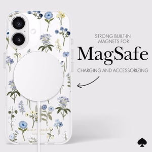 Kate Spade New York Protective MagSafe - Case for iPhone 16 (Precious Bloom)