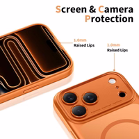 Tech-Protect Magpeak MagSafe CC maciņš iPhone 17 Pro oranžs