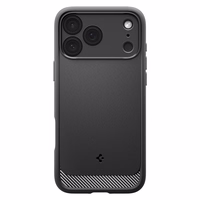 Spigen Rugged Armor Mag Magnētiskais viedtālruņa apvalks iPhone 17 Pro Mat - matēta melna