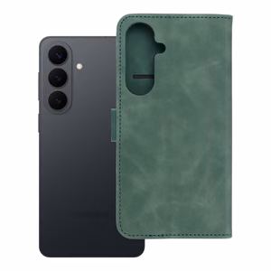 TENDER grāmatas veida viedtālruņa apvalks SAMSUNG S26 Edge zaļš