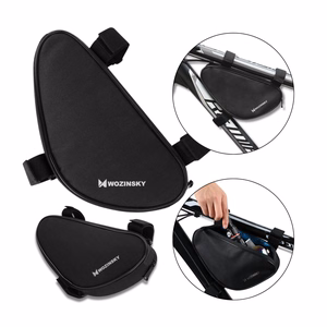 Wozinsky velosipēda rāmja soma, 1,5 l, melna (WBB11BK)