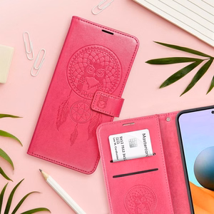 MEZZO Book чехол для Samsung A14 4G / A14 5G ловец снов пурпурный
