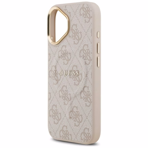 GUESS viedtālruņa apvalks IPHONE 17, saderīgs ar MagSafe GUHMP17SP4MSEGCP (PU 4G ar Classic), rozā