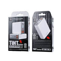 WEKOME WP-27 Tint Series - Power bank 10000 mAh Super Fast Charging USB-C PD 20W + 2x USB-A QC3.0 22.5W (balts)