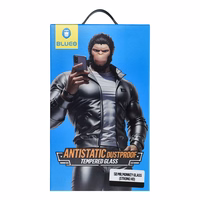 5D Mr. Monkey aizsargstikls – Samsung Galaxy S25 Edge melns (Strong Lite)