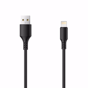 Setty kabelis USB - Lightning 3,0 m 2A melns JAUNS