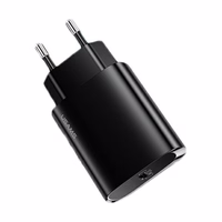 USAMS Tīkla lādētājs 1xUSB-C T39 20W(only head) PD3.0 Fast Charging melns/black CC131TC01 (US-CC131)
