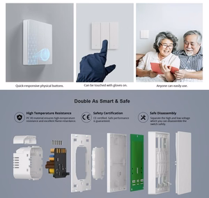 SONOFF M5 умный настенный выключатель M5-3C-80M, Wi-Fi, Matter