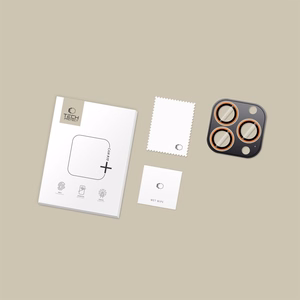 Tech-Protect Camring Fit+ kameras vāciņš, paredzēts iPhone 14 Pro / Max / 15 Pro / Max / 16 Pro / Max / 17 Pro / Max – oranžs