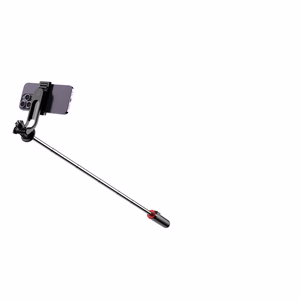 Wozinsky selfiju nūja WC1Y3S teleskopisks statīvs 1.3m ar telefona turētāju - melna