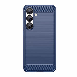 Carbon viedtālruņa apvalks iPhone 16e - zils