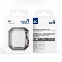 DUX DUCIS apvalks TAMO Apple Watch 10 sērijai 46 mm caurspīdīgs ar melnu