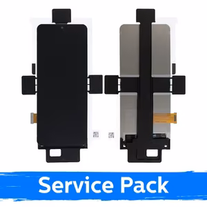 LCD displejs, saderīgs ar Samsung F741 Z Flip6 (iekšējais), melns (Service Pack) (NF versija)