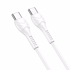 Kabelis USB C uz USB C Hoco PD 60W 1 m X37 balts