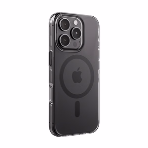 Crong Clear MAG Pro MagSafe vāciņš ierīcei iPhone 16 Pro, melns