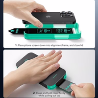 ESR Armorite rūdītais aizsargstikls ar uzlikšanas rīku iPhone 16 Pro