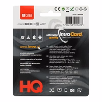 Imro atmiņas karte 8GB microSDHC cl. 10 + adapteris