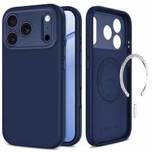 Tech-Protect Uniq MagSafe CC maciņš iPhone 18 Pro Max / 17 Pro Max, tumši zils