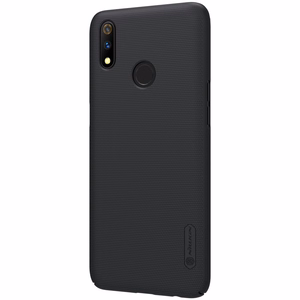 Nillkin Super Frosted Shield vāciņš ierīcei Realme 3 Pro / Realme X Lite, melns