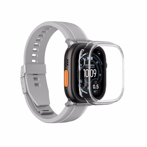 AmazingThing Minimal aizsargājošs vāciņš Apple Watch UItra 3 49mm - Caurspīdīgs