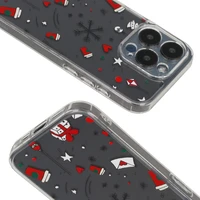 TEL PROTECT Ziemassvētku caurspīdīgs viedtālruņa apvalks Iphone 14 Dizains 3