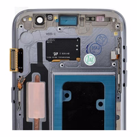 FixCell displejs LCD SAMSUNG S7 ar rāmi melns (refurb)