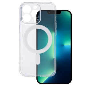 TEL PROTECT MagSilicone viedtālruņa apvalks Iphone 13 Pro caurspīdīgs
