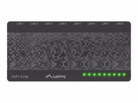 Lanberg DSP1-0108 komutators 8 portu