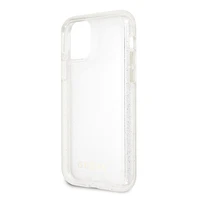Guess GUHCN58PCGLSI iPhone 11 Pro sudrabains kietais apvalks Glitter