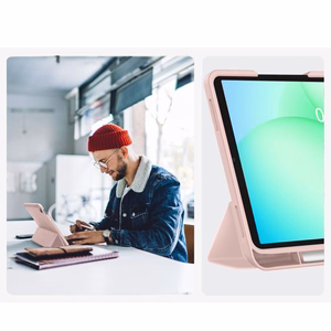 TechProtect SmartCase Pen maciņš Samsung Galaxy Tab A9+ / A11+ Plus 11.0 rozā